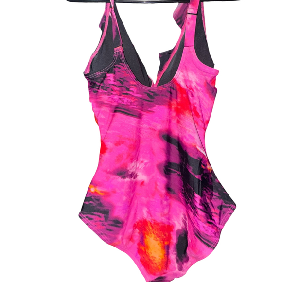 DKNY WOMEN’S ONE PIECE BATHING SUIT SIZE M NWT - Picture 2 of 4